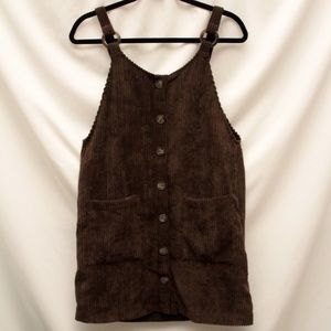 Velvet Overall Dress
